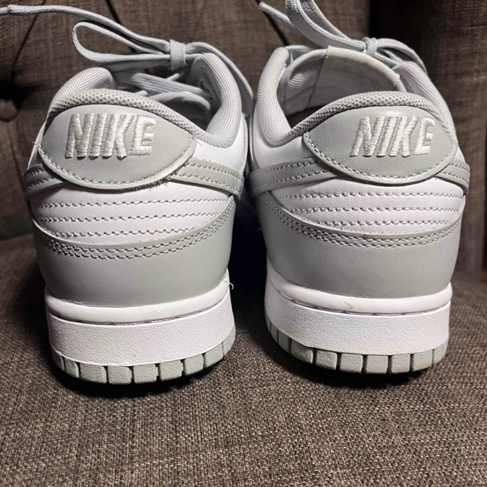 Nike Dunk Low Retro Light Gray and White  Sneakers men's 9.5 - Picture 4 of 11